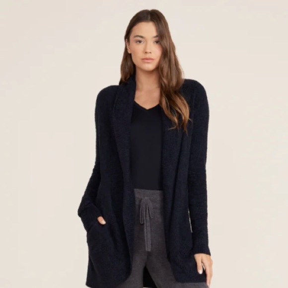 Barefoot Dreams - Cozy Chic Lite® Circle Cardi - Black - XS/S - Picture 1 of 5